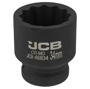 Головка 12-гранна 3/4" ударна 34 мм JCB-46834