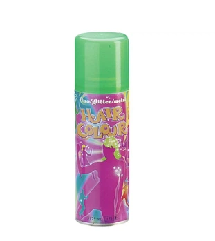 Фарба-cпрей для волосся Sibel FLUO Hair Color Spray Green флуоресцентний зелений 125 мл