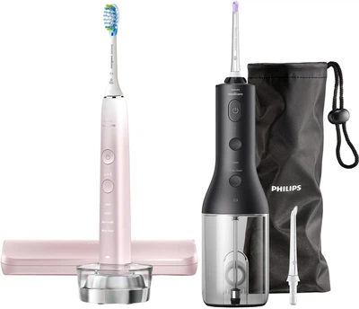 Набір Philips Sonicare Електрична зубна щітка HX9911/84 Diamond Clean 9000 + Іригатор HX3826/33 Power Flosser 3000