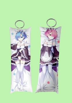 Брелок міні-дакімакура REM RAM ReZero 2 (#0238)