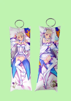 Брелок міні-дакімакура Emilia ReZero (#0223)