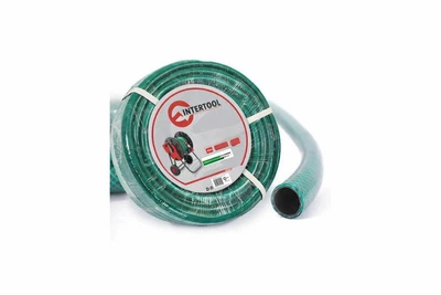 Шланг поливочный Intertool 3/4" х 30 м зеленый армированный для полива сада огорода (D-IT_22-C)
