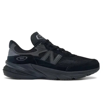 Мужские кроссовки повседневные NB 990v6 Triple Black 45 (29,0 см) Черный