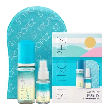 Автозагар набор для лица и тела St. Tropez Self Tan Purity (мусс 50 мл + спрей 14 мл + перчатка)