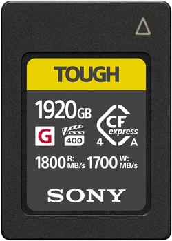 Карта памяти Sony CFexpress Type A 1.92TB R1800/W1700 Tough (CCEAG1920T.CE7)