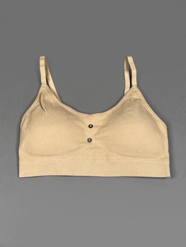 Топ ISSA PLUS BL3-267 S/M бежевый (issa2007682801541)