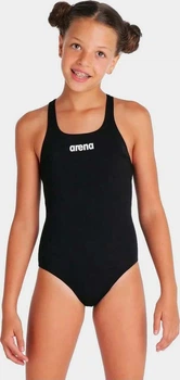 Купальник слитный для девушек Arena TEAM SWIM PRO SOLID L черный, белый Дети 98 см