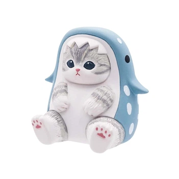 Колекційна фігурка Mofusand Marine Life Meow Sitting Pose Aquarium Cat Blind Box від японського бренду Kitan Club Мофусанд Sea Акула