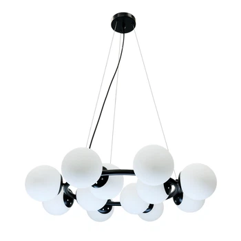 Люстра підвісна чорна Numina MS-D9708/12 BK
