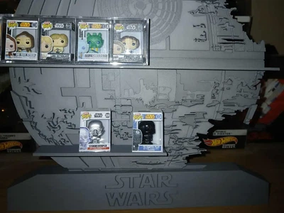 Підставка-органайзер для колекційних фігурок Funko Pop у вигляді Зірки Смерті з всесвіту Star Wars. Aivory
