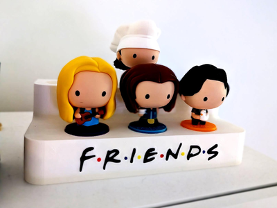 Підставка-органайзер для колекційних фігурок серіалу Друзі (Friends). Aivory