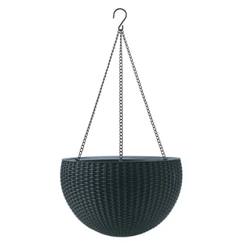 Горщик для квітів Keter hanging sphere сірий 7290106924499