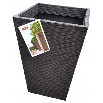 Горщик для квітів Keter Small Rattan Planter коричневий 7290103659257