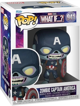 Фігурка Фанко Зомбі Капітан Америка Марвел №941 Zombie Captain America Marvel Funko 57375