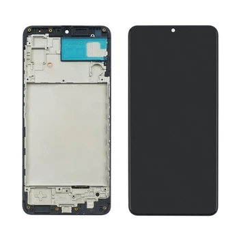 Дисплей для Samsung M225 Galaxy M22 (2021) з чорним тачскрином та корпусною рамкою IPS