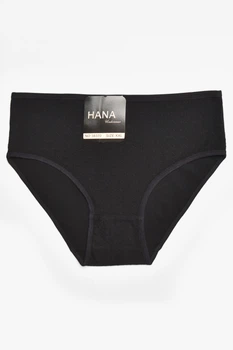 Трусы женские полубатальные черного цвета HANA размер 50 (211775)
