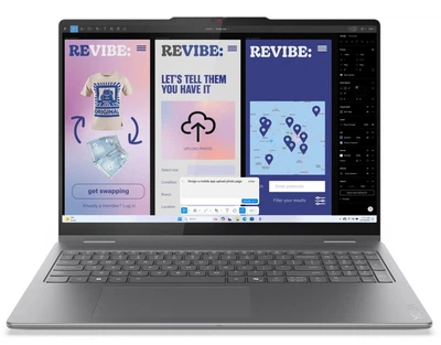 Ноутбук Lenovo Yoga 7 2-in-1 16ILL10; Copilot+ PC (83JT0003US) Luna Gray