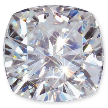 Муассанит белый кушион 1.5 ct 7 х 7 мм (3512)