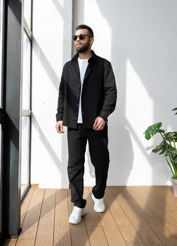 Костюм сорочка та штани MonsterBrand L (50) чорний