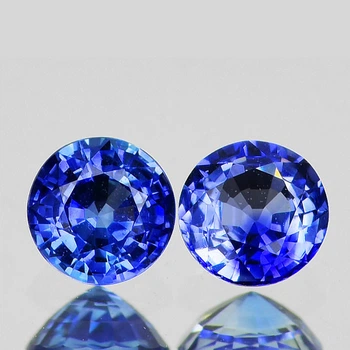 Сапфир пара 0.71 CT 4 mm (93230)
