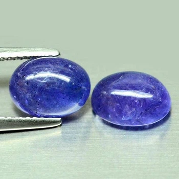 Танзанит пара 5.84 CT 7.2 X 9.3 X 4.9 - 7.0 X 9.4 X 4.6 mm (2043230)