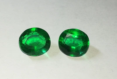Лабораторный изумруд пара 17.5 cts (223749)