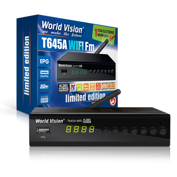 Цифровой ресивер World Vision T645A WiFi FM