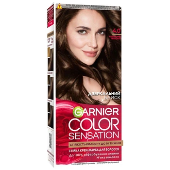 Крем-фарба для волосся стійка GARNIER Color Sensation "Каштановий перламутр 4.0", Garnier - 644480