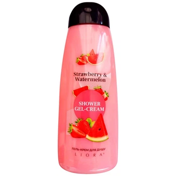 Гель-крем для душа Liora "Strawberry watermelon", 430 г - 617355