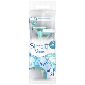 Станок для бритья одноразовый женский Simply Venus 2 2 шт/уп. - 424041