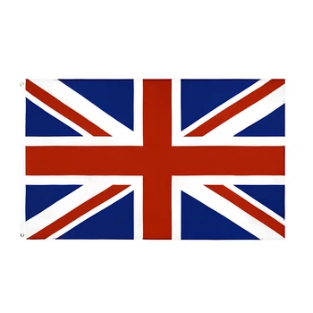 Великобританія RESTEQ британський прапор Union Jack 150х90 см поліестер інтер'єрний прапор декор для бару офісу заходів