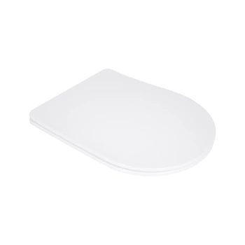 Сиденье для унитаза Qtap (Evia, Arvin, Leo 630) 410x330x22 мм, White, с микролифтом, Slim Duroplast, Quick Release QTSC179W49264 QTAP QTSC179W49264