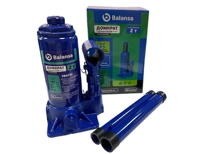 Домкрат гідравлічний телескопічний 2т 148-290мм коробка BALANSA