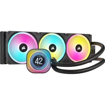 Водяное охлаждение Corsair iCUE Link H150i LCD RGB Liquid CPU Cooler Black (CW-9061008-WW)