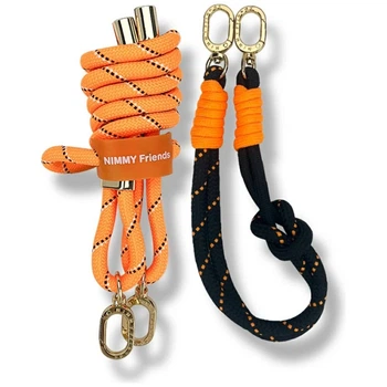 Универсальный шнурок Nimmy Cool&Cute 2.0 Orange Black (N-YJKM-GS-01)