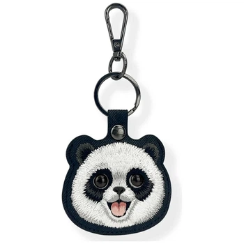 Чехол-брелок Nimmy для AirTag New Big Eyed Pet 2.0 Panda Black (N-XDY-YSK-06-A)