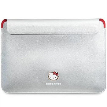 Чехол-папка для ноутбука Hello Kitty Sleeve PU Metal Logo 14 inch Silver (HKCS14PGHDLMS)