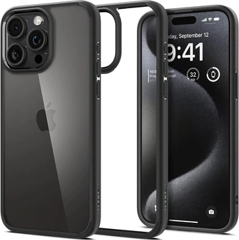 Чохол Spigen Ultra Hybrid для Apple iPhone 15 Pro Max (ACS06570) Matte Black