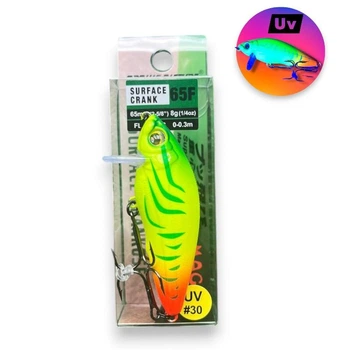 Воблер Кранк Hardcore Surface Crank 65F (65мм\8грамм) – на окуня, жереха, щуку (0-0.3м)(Grows Culture)(8456-6)