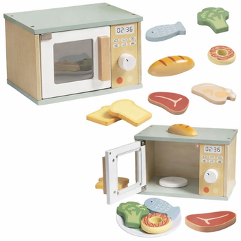 Zestaw do zabawy Tooky Toy Kuchenka mikrofalowa z produktami spożywczymi TP525 (6976831553654)