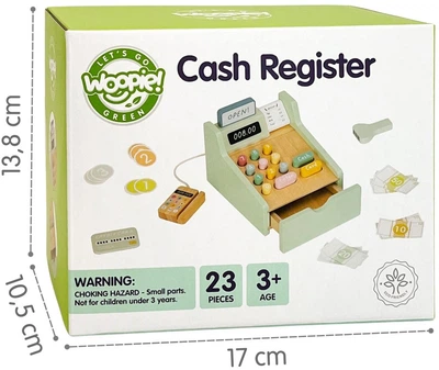Zestaw do zabawy Woopie Green Kasa sklepowa z akcesoriami 56430 (5906280656430)