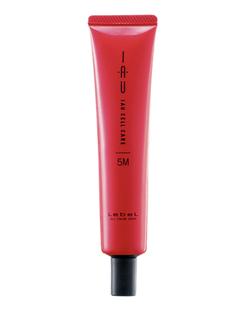 Крем-концентрат для увлажнения волос Lebel, IAU Cell Care "5M" Melt японская маска для питания и восстановления сухих, жестких, пористых, поврежденных волос и продления эффекта процедуры «Счастье для волос» (40 мл)