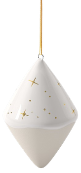 Різдвяна прикраса Конус Villeroy & Boch 5 x 7.6 см Бежева 1486714346 (4003686430617)
