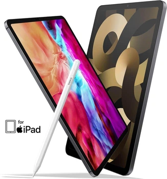 Стилус для планшета iPad / iPad Pro / iPad mini Baseus Smooth Writing 2 Series WIRED & WIRELESS Charging Stylus. White