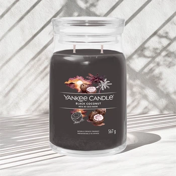Ароматическая свеча Black Coconut Large Yankee Candle