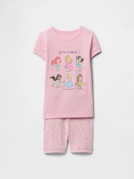 Детская пижама Disney Princess GAP футболка и шорты 1159858609 (Розовый 5) на рост 107-114 см