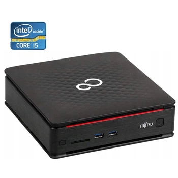 Неттоп Б-класс Fujitsu Esprimo Q920 USFF / Intel Core i5-4570T (2 (4) ядра по 2.9 - 3.6 GHz) / 6 GB DDR3 / 240 GB SSD / Intel HD Graphics 4600 б/у