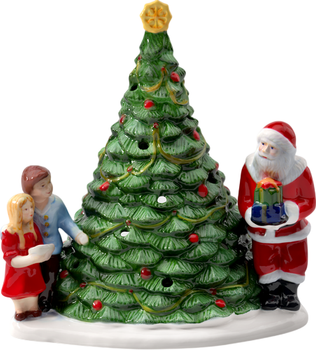 Підсвічник Villeroy & Boch Christmas Toy's Санта з ялинкою 20 x 17 x 23 см (4003686367180)
