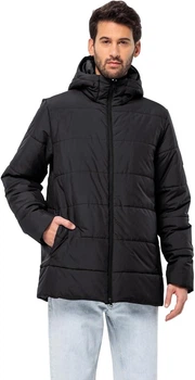 Куртка зимняя мужская Jack Wolfskin Deutzer Long Jacket M черная L (1207451-6000)