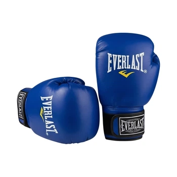 Тренировочные боксерские перчатки Everlast 8 унций (8 oz) синие